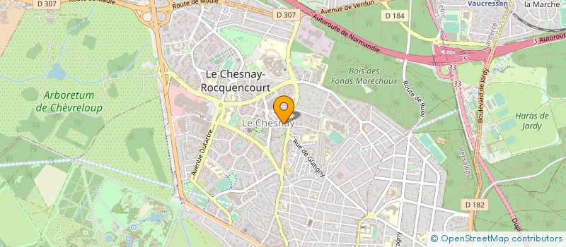 localisation de l'entreprise MADAME VABRES DONNEDIEU à LE CHESNAY-ROCQUENCOURT