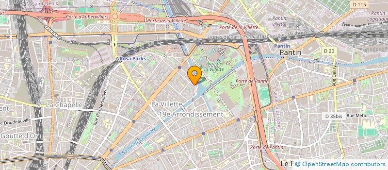 localisation de l'entreprise MADAME VACBEU BITTY  PARIS