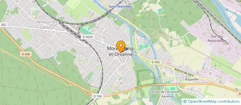 localisation de l'entreprise MADAME VAEA BOYERE à MORET-LOING-ET-ORVANNE