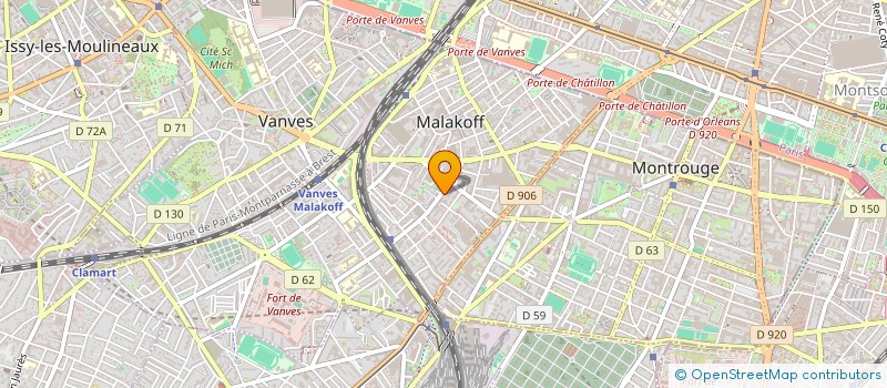 localisation de l'entreprise MADAME VAEA DAGNEAU  MALAKOFF