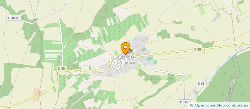 localisation de l'entreprise MADAME VAEA RAPIN  COULANGES-LA-VINEUSE