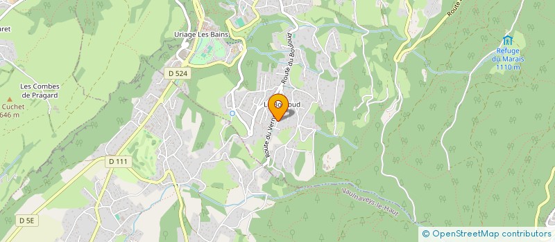 localisation de l'entreprise MADAME VAENA SWEENEY  SAINT-MARTIN-D'URIAGE