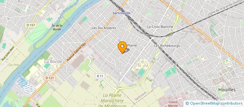 localisation de l'entreprise MADAME VAGHE LUDINARD à SARTROUVILLE