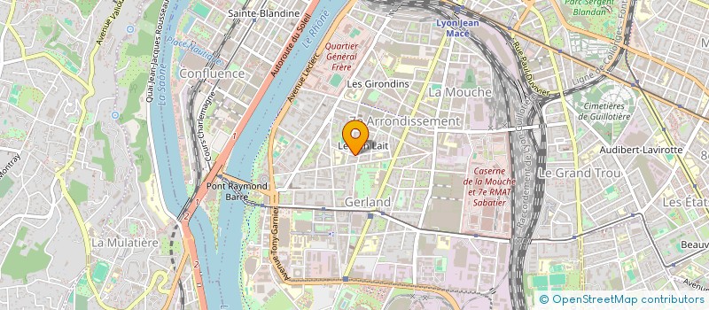 localisation de l'entreprise MADAME VAIANA LACROIX à LYON