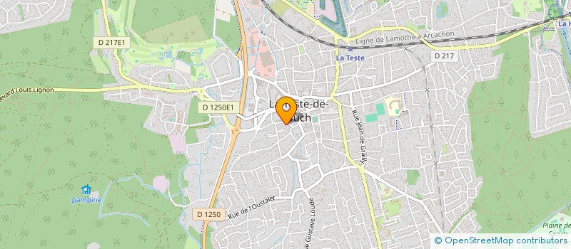 localisation de l'entreprise MADAME VAIDA PENKAUSKAITE à LA TESTE-DE-BUCH