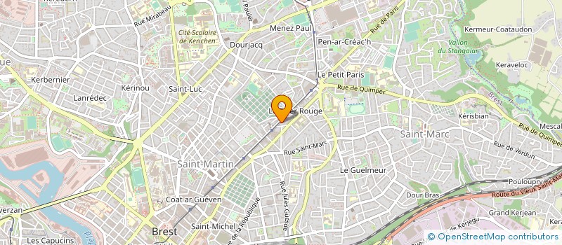 localisation de l'entreprise MADAME VAIMITI LE GALL  PLOUZANE