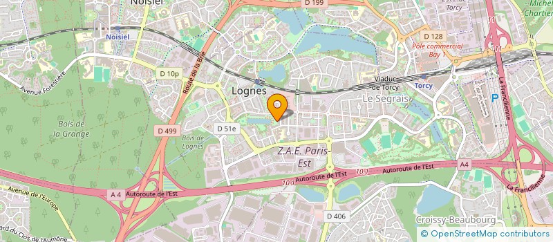 localisation de l'entreprise MADAME VAINUI MOREAU à LOGNES