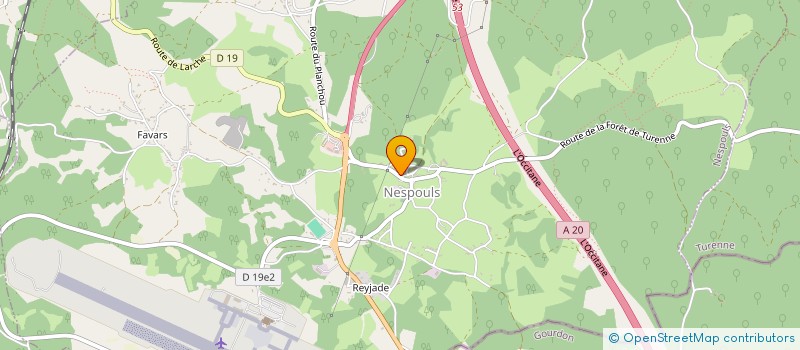 localisation de l'entreprise MADAME VAITE LE BIHAN  NESPOULS