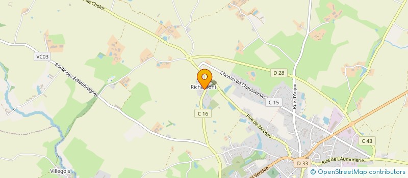 localisation de l'entreprise MADAME VALANCIA DUBOIS  NUEIL-LES-AUBIERS