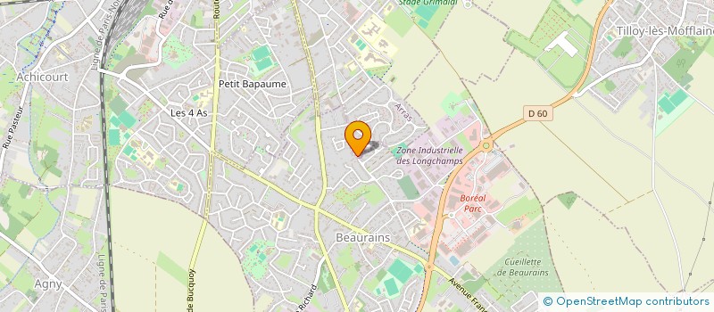 localisation de l'entreprise MADAME VALARIE CLIQUENNOIS à ARRAS