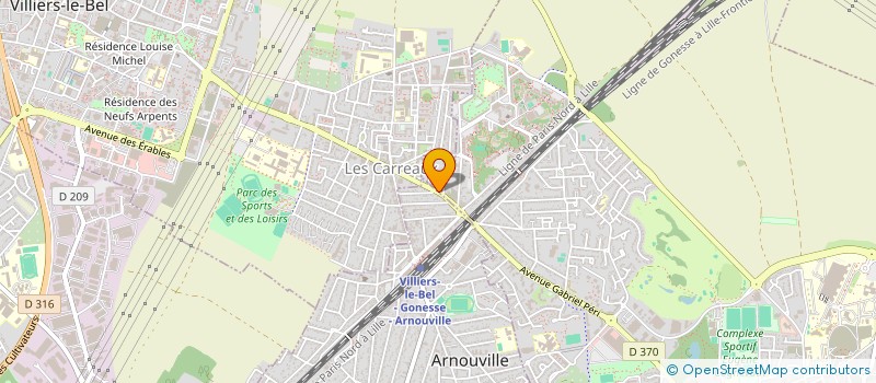 localisation de l'entreprise MADAME VALARMATHI MAHALINGAM  GONESSE