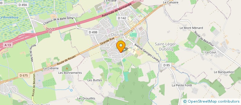 localisation de l'entreprise MADAME VALEIRE GIRET  DOZULE