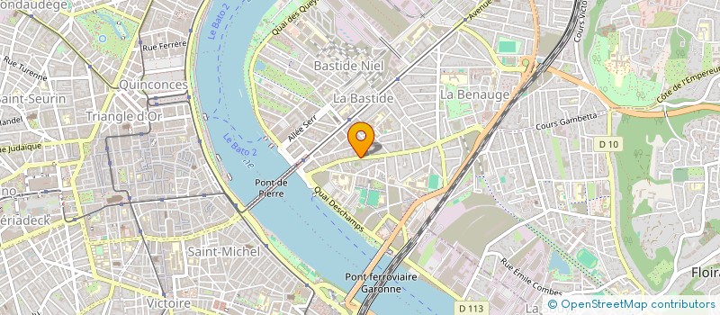 localisation de l'entreprise MADAME VALENCIA ILOKI ENGAMBA  BORDEAUX