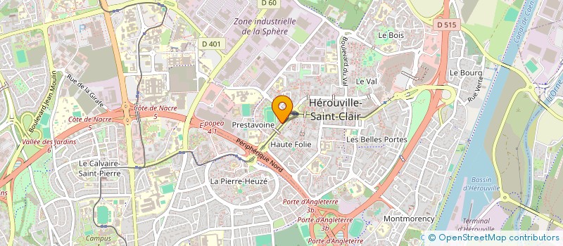 localisation de l'entreprise MADAME VALENCIA KANGA  HEROUVILLE-SAINT-CLAIR