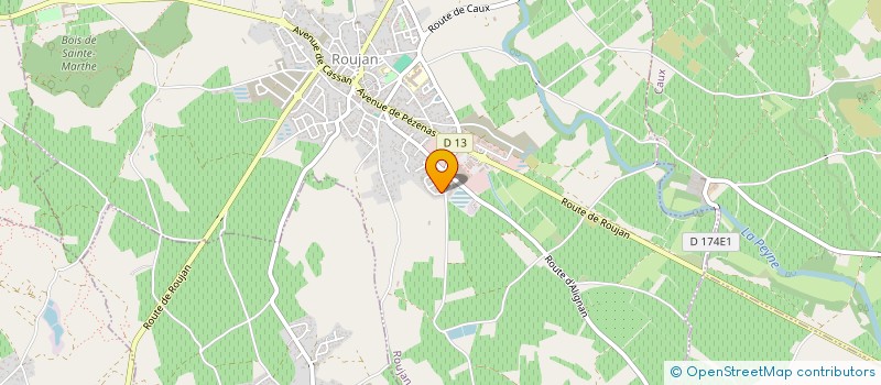 localisation de l'entreprise MADAME VALENE D'HAEYER  ROUJAN