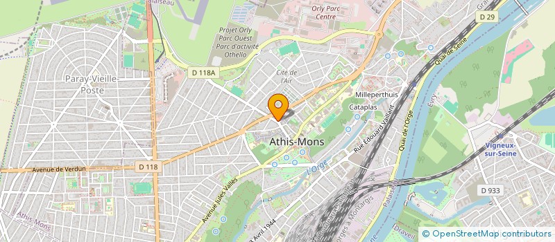 localisation de l'entreprise MADAME VALENE DODOKOLO à ATHIS-MONS