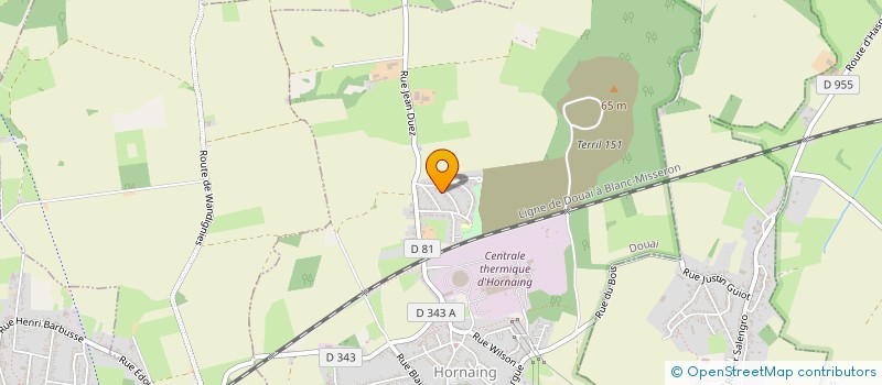 localisation de l'entreprise MADAME VALENE THOREZ  HORNAING