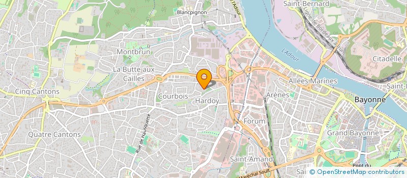 localisation de l'entreprise MADAME VALENTINA-ALINA NECULA  ANGLET