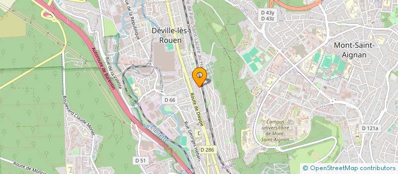 localisation de l'entreprise MADAME VALENTINA CAMBIASSI CASTRO  DEVILLE-LES-ROUEN