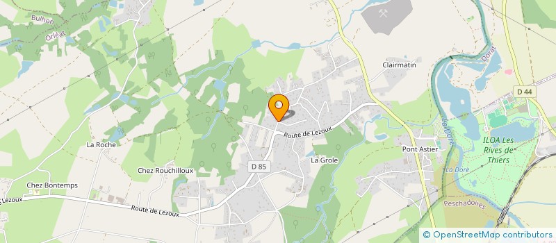 localisation de l'entreprise MADAME VALENTINA CHIRIAC  ORLEAT