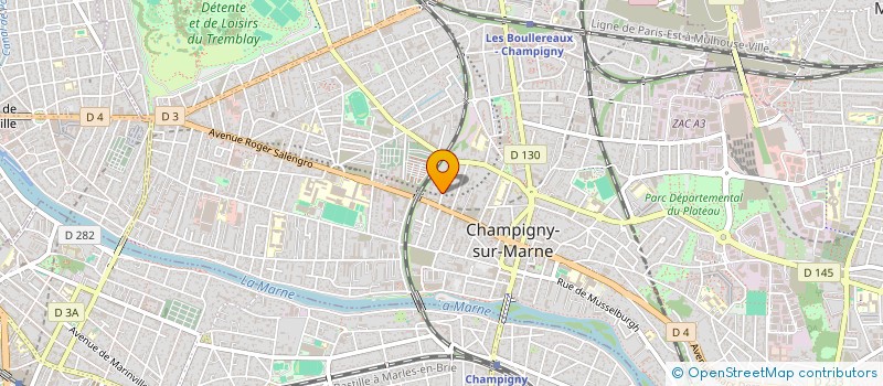 localisation de l'entreprise MADAME VALENTINA CRUZ ALVAREZ à CHAMPIGNY-SUR-MARNE