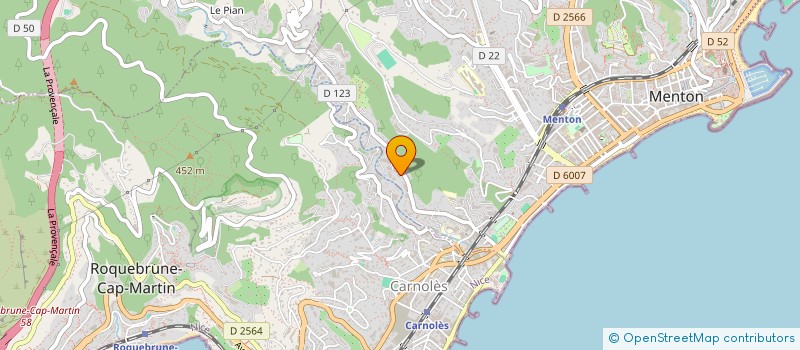 localisation de l'entreprise MADAME VALENTINA DI LAURO  MENTON