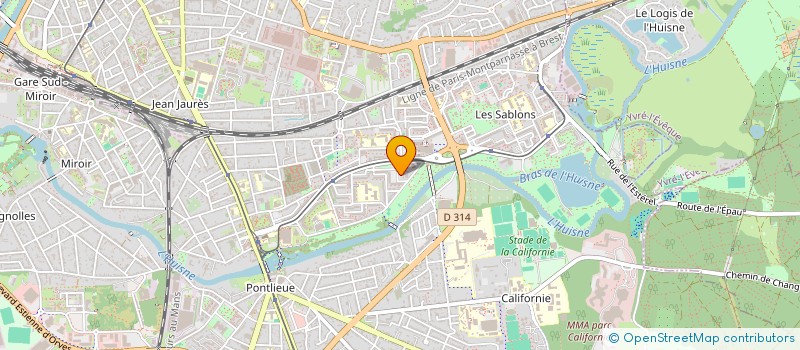 localisation de l'entreprise MADAME VALENTINA-ELENA MARIN  LE MANS