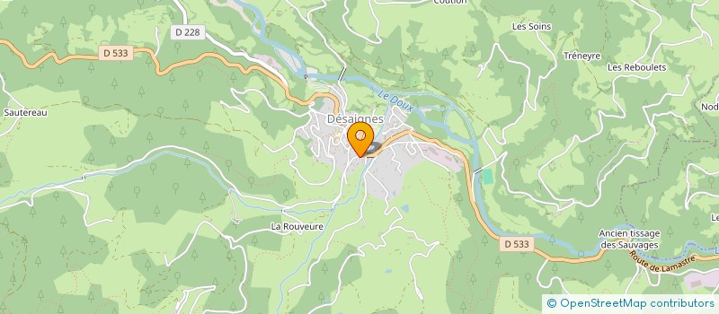 localisation de l'entreprise MADAME VALENTINA FANTUZZO  DESAIGNES