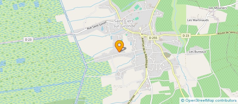 localisation de l'entreprise MADAME VALENTINA KUSNJATZOWA  SAINT-CIERS-SUR-GIRONDE