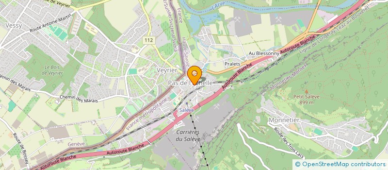 localisation de l'entreprise MADAME VALENTINA LENZA  SAINT-JULIEN-EN-GENEVOIS