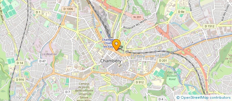 localisation de l'entreprise MADAME VALENTINA PABLETE PINTO à CHAMBERY