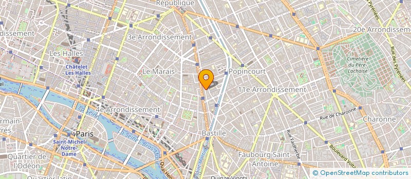 localisation de l'entreprise MADAME VALENTINA PERI  PARIS