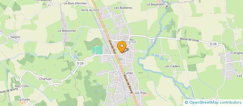 localisation de l'entreprise MADAME VALENTINA PILONE  ATTIGNAT