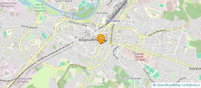 localisation de l'entreprise MADAME VALENTINA PRINCIPE à ANGOULEME