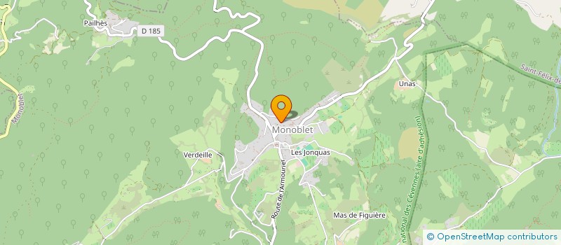 localisation de l'entreprise MADAME VALENTINA SCHIEFELBEIN  MONOBLET