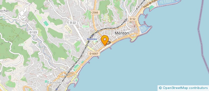 localisation de l'entreprise MADAME VALENTINA SHAYDOVSKAYA à MENTON