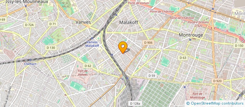 localisation de l'entreprise MADAME VALENTINA ULISSE  MALAKOFF