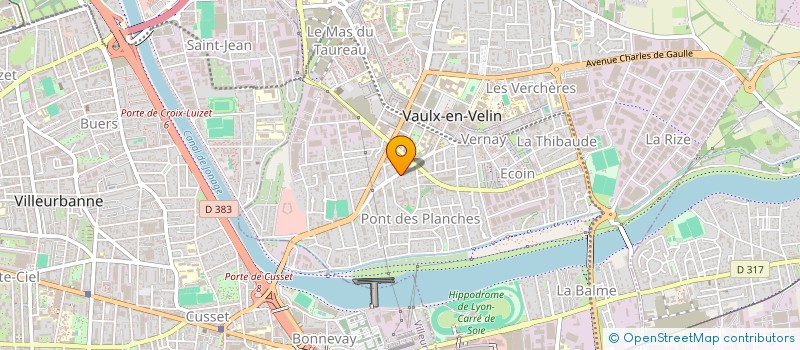 localisation de l'entreprise MADAME VALENTINE AKTEPE  VAULX-EN-VELIN