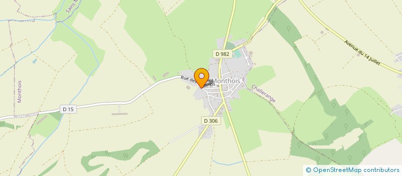 localisation de l'entreprise MADAME VALENTINE ANDRE  MONTHOIS