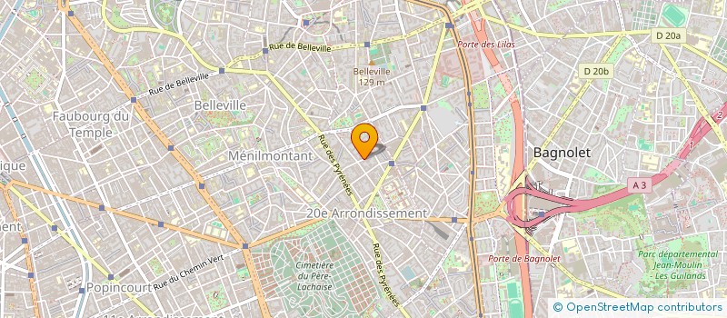 localisation de l'entreprise MADAME VALENTINE ARNAUD  PARIS