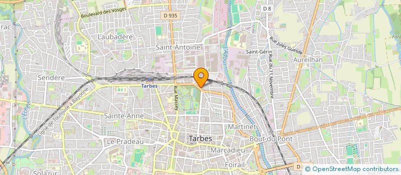 localisation de l'entreprise MADAME VALENTINE AUTHIER  TARBES