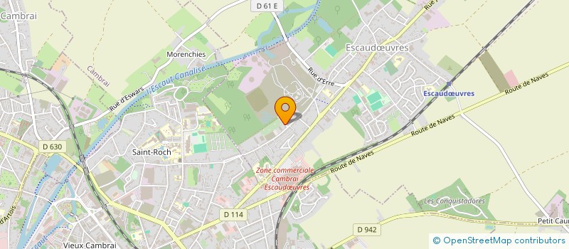 localisation de l'entreprise MADAME VALENTINE AUZIE  ESCAUDUVRES