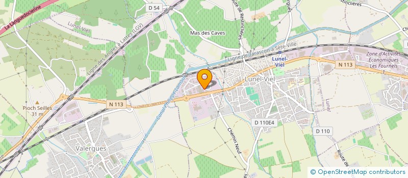 localisation de l'entreprise MADAME VALENTINE BARTHELEMY à LUNEL-VIEL