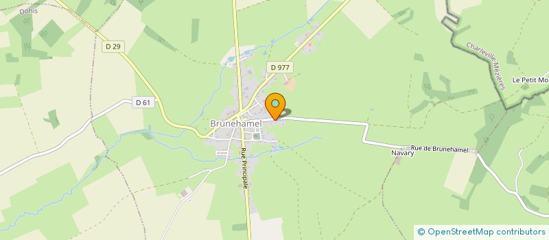 localisation de l'entreprise MADAME VALENTINE BAUDIER  BRUNEHAMEL