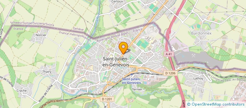 localisation de l'entreprise MADAME VALENTINE BECERRA VIQUEIRA  SAINT-JULIEN-EN-GENEVOIS