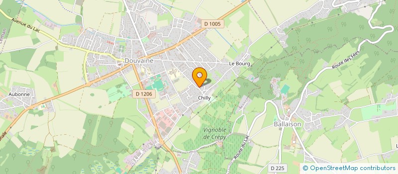 localisation de l'entreprise MADAME VALENTINE BEGNIS  DOUVAINE