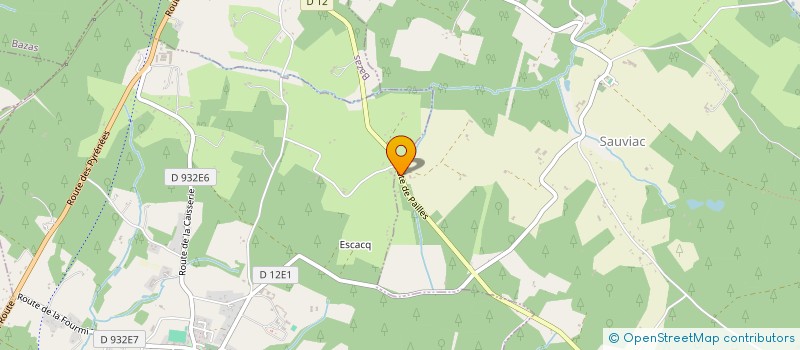 localisation de l'entreprise MADAME VALENTINE BELLIARD  SAUVIAC