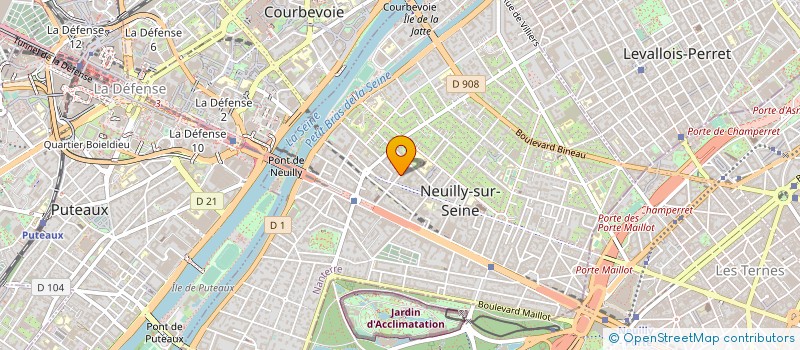 localisation de l'entreprise MADAME VALENTINE BERULLIER à NEUILLY-SUR-SEINE