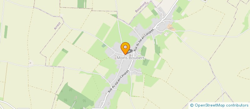 localisation de l'entreprise MADAME VALENTINE BIECKENS  MONS-BOUBERT