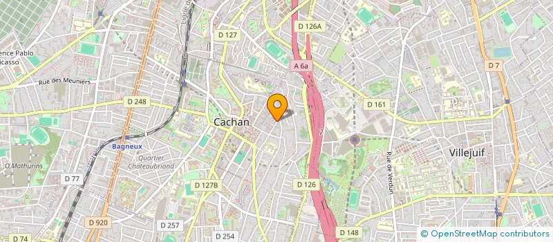 localisation de l'entreprise MADAME VALENTINE BILLOD-ORLHIAC  CACHAN